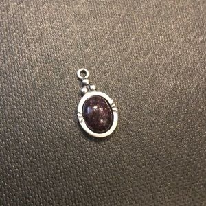 Deep Purple Stone Pendant